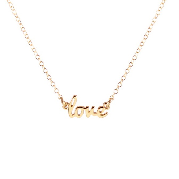 Kris Nations Jewelry - MAKE OFFER- Kris Nations “love” charm necklace